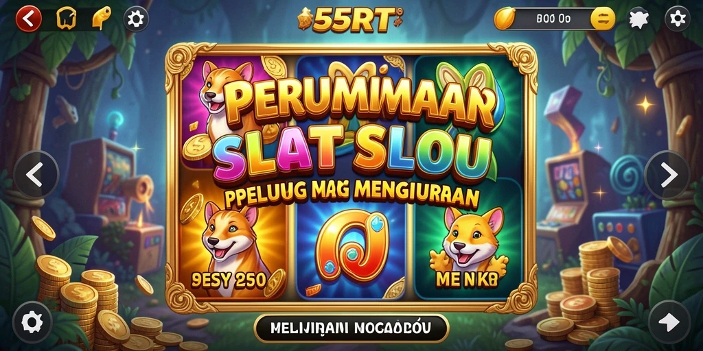 Tampilan menakjubkan dari gameplay slot 55RT yang menghibur.