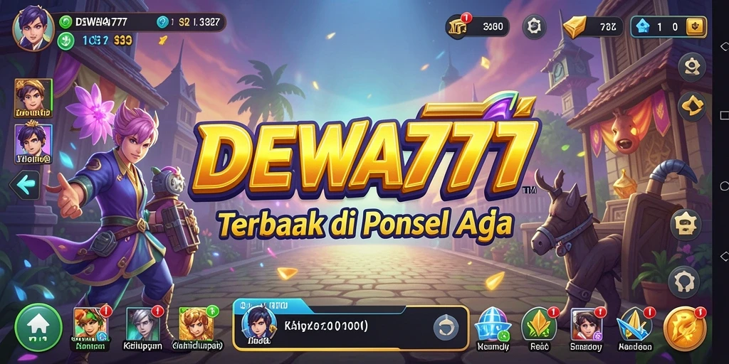 Tangkapan layar gameplay DEWA777 yang menunjukkan interaksi karakter dalam simulasi.