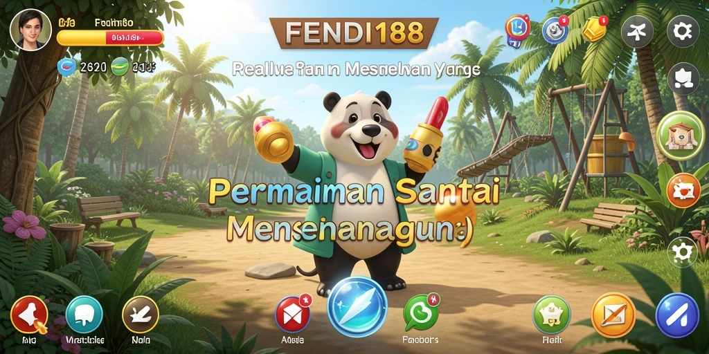 Tampilan gameplay FENDI188 yang menghibur dan penuh warna.