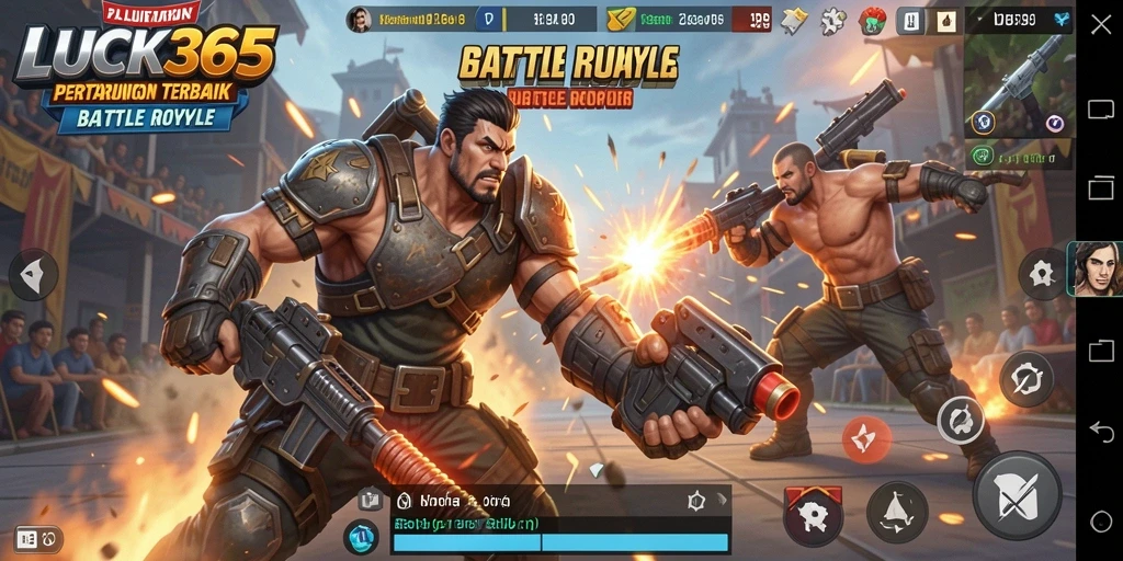 Gameplay mendebarkan dalam LUCK365 dengan pertempuran intens.