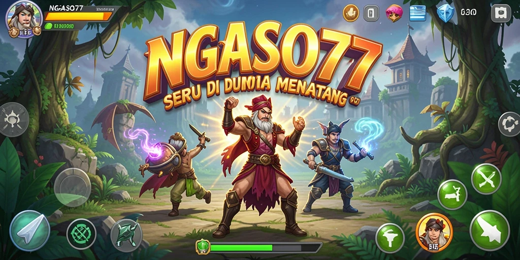 Tampilan menakjubkan dari gameplay NGASO77 yang menantang.
