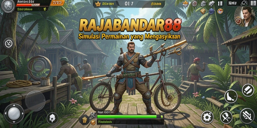 Tampilan gameplay seru dan interaktif dari RAJABANDAR88.
