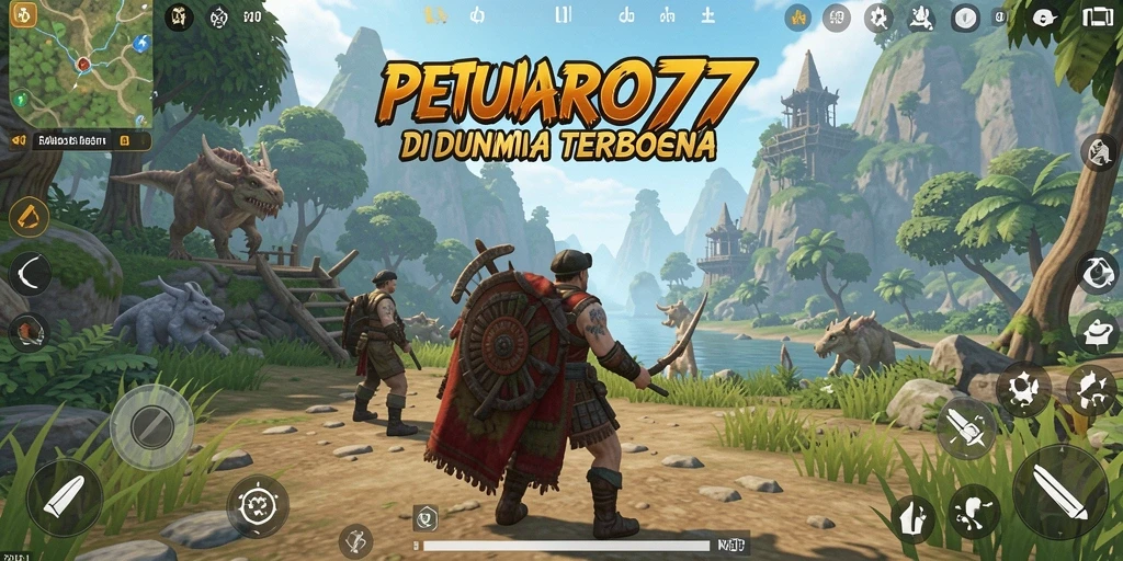 Gameplay ZORO77 yang menggambarkan eksplorasi dunia terbuka yang luas.